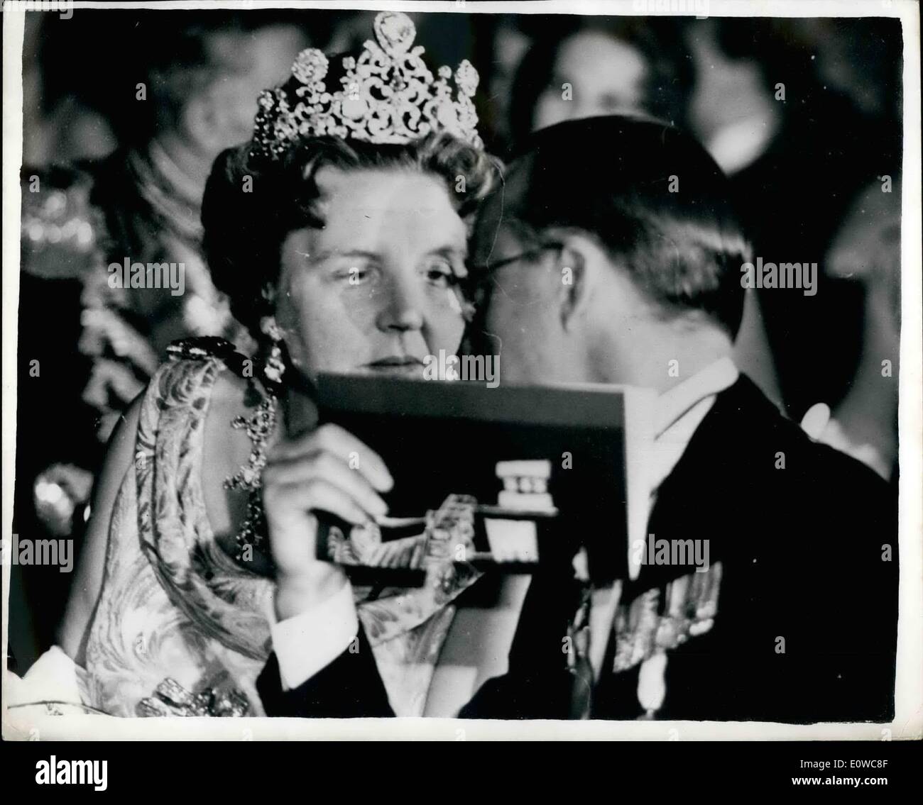 Maggio 05, 1962 - Serata di Gala in Amsterdam per contrassegnare nozze d argento: royalty da parte di molti paesi hanno partecipato a una serata di gala la scorsa notte Foto Stock