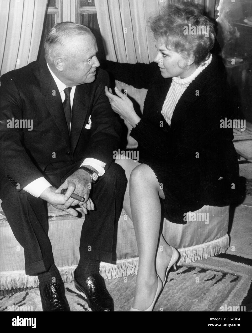 L'attrice Kim Novak in occasione di una conferenza stampa per 'di schiavitù" Foto Stock