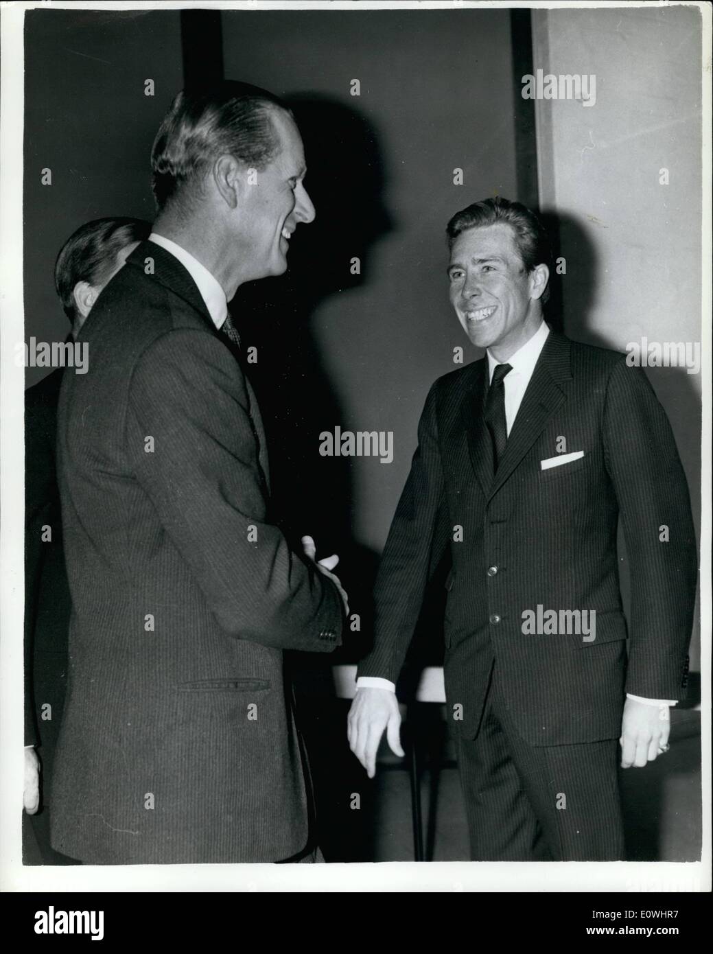 05 maggio 1963 - Il Duca di Edimburgo al Royal College of Art: S.A.R. Il Duca di Edinburg ha presentato oggi il ''Duke of Edinburgh Foto Stock