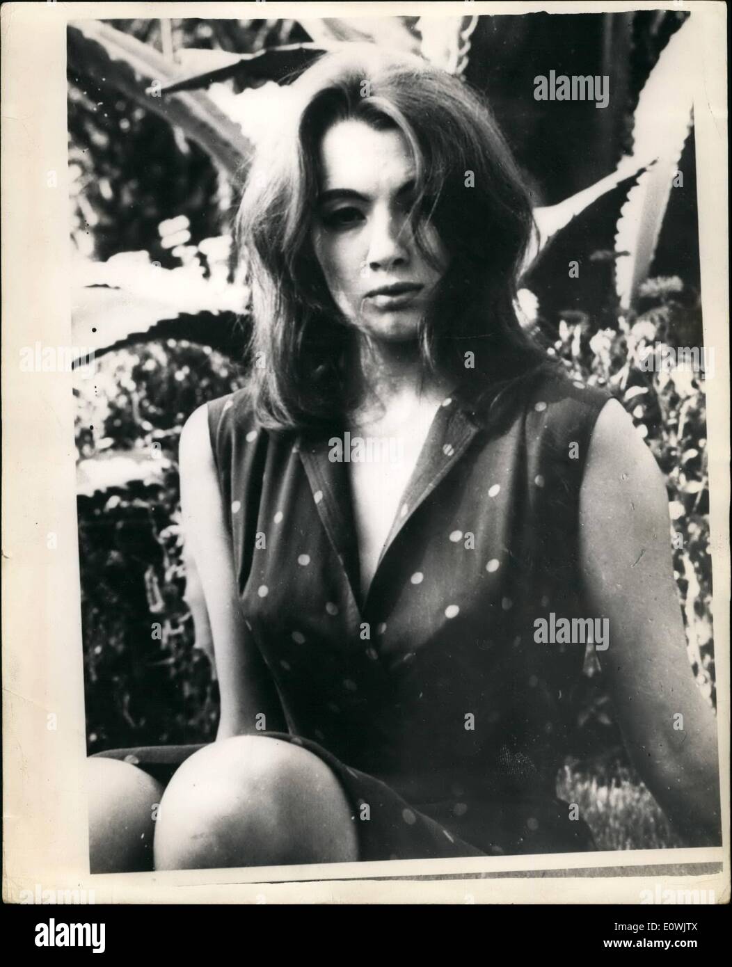 Giugno 06, 1963 - Non sta andando essere una star del cinema: 22-anno-vecchio Christine Keeler ha annunciato a canne di recente film festival thaty Foto Stock