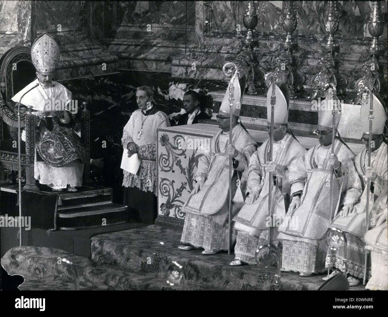 20 ott. 1963 - Vaticano Foto Stock