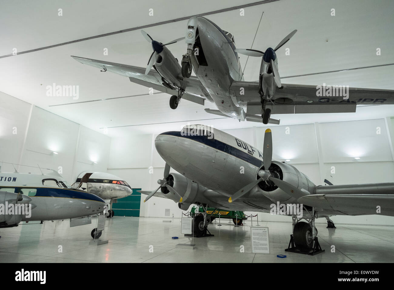 Al Mahatta Museum, fthe conservati ex ex Aeroporto di Sharjah in Sharjah Emirati Arabi Uniti Foto Stock