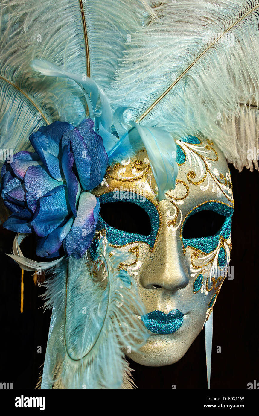 Carnevale veneziano mascherina Venezia Italia Foto Stock