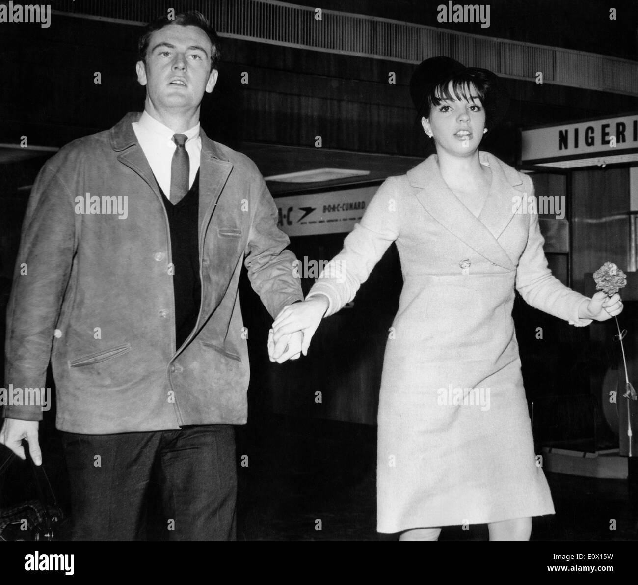 Liza Minnelli con mio marito Peter Allen Foto Stock