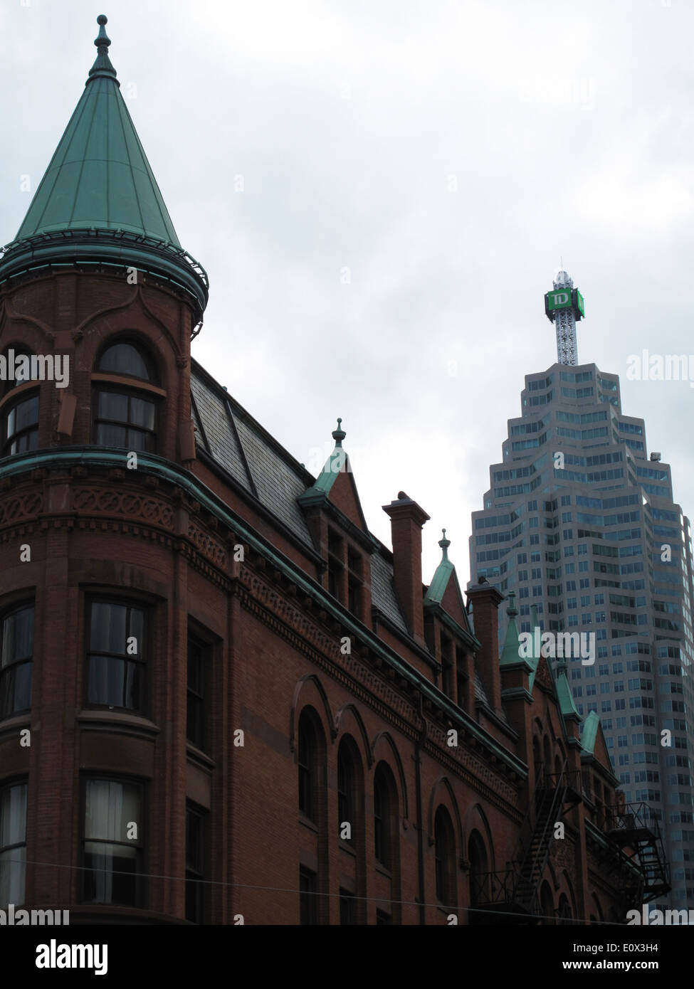 Architettura di Toronto. L'edificio Gooderham. Foto Stock Architettura di Toronto. L'edificio Gooderham. Foto Stock