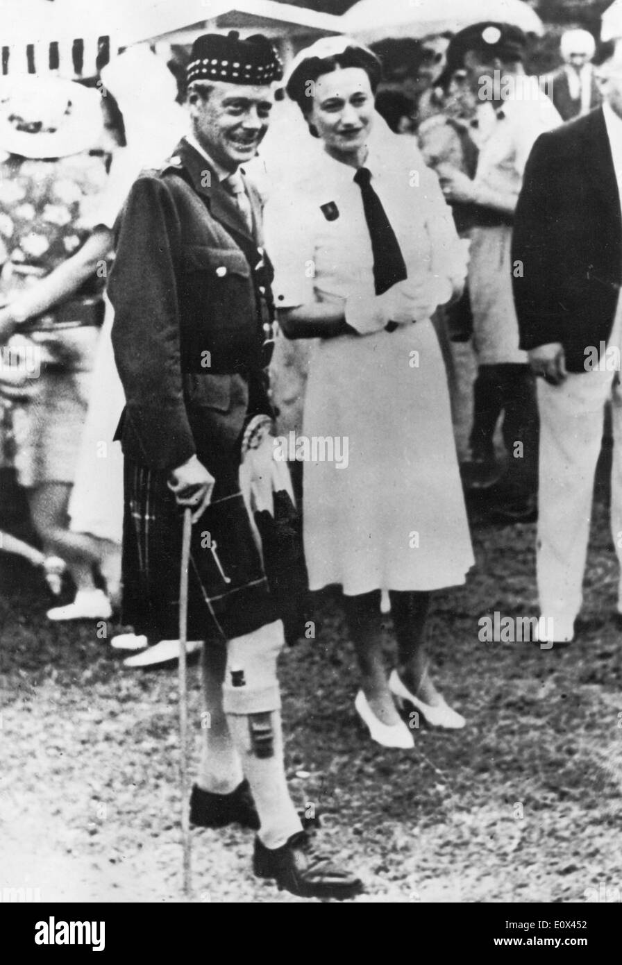 Il Duca e la Duchessa di visitare le Bahamas Foto Stock