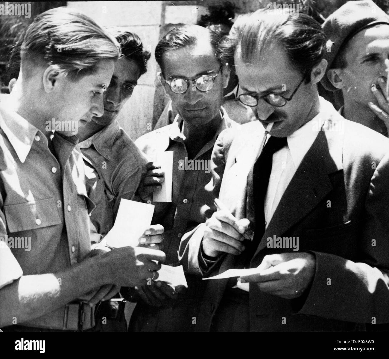 Sep 14, 1965; Tel Aviv, Israele; Menachem Begin divenne il sesto Primo Ministro di Israele Foto Stock