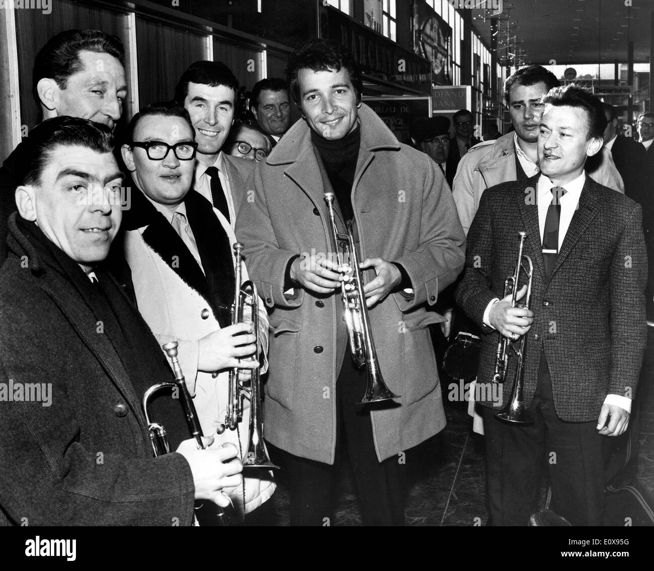 Herb Alpert & the Tijuana Brass all'Aeroporto di Londra Foto Stock