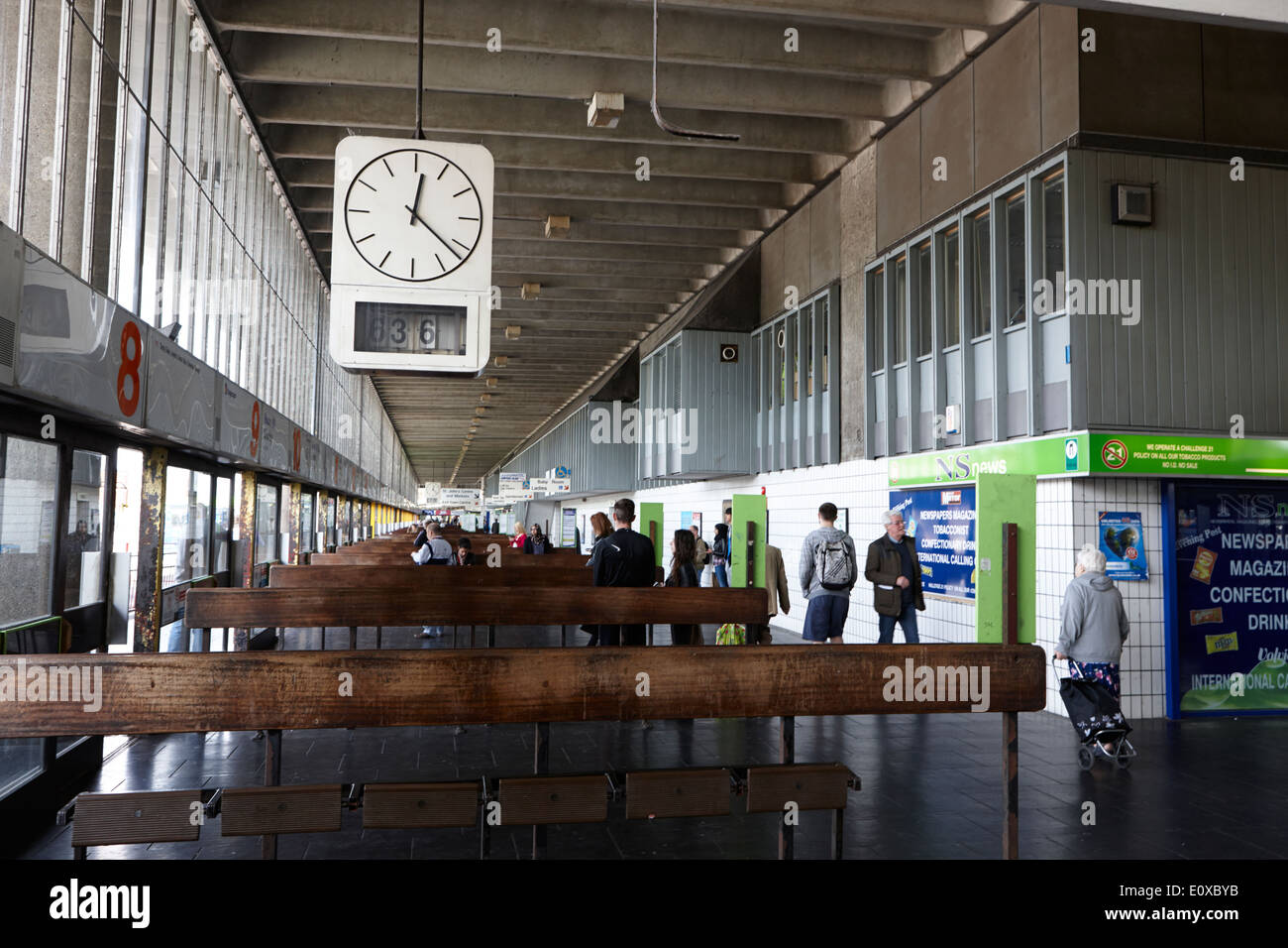 Preston stazione degli autobus England Regno Unito Foto Stock