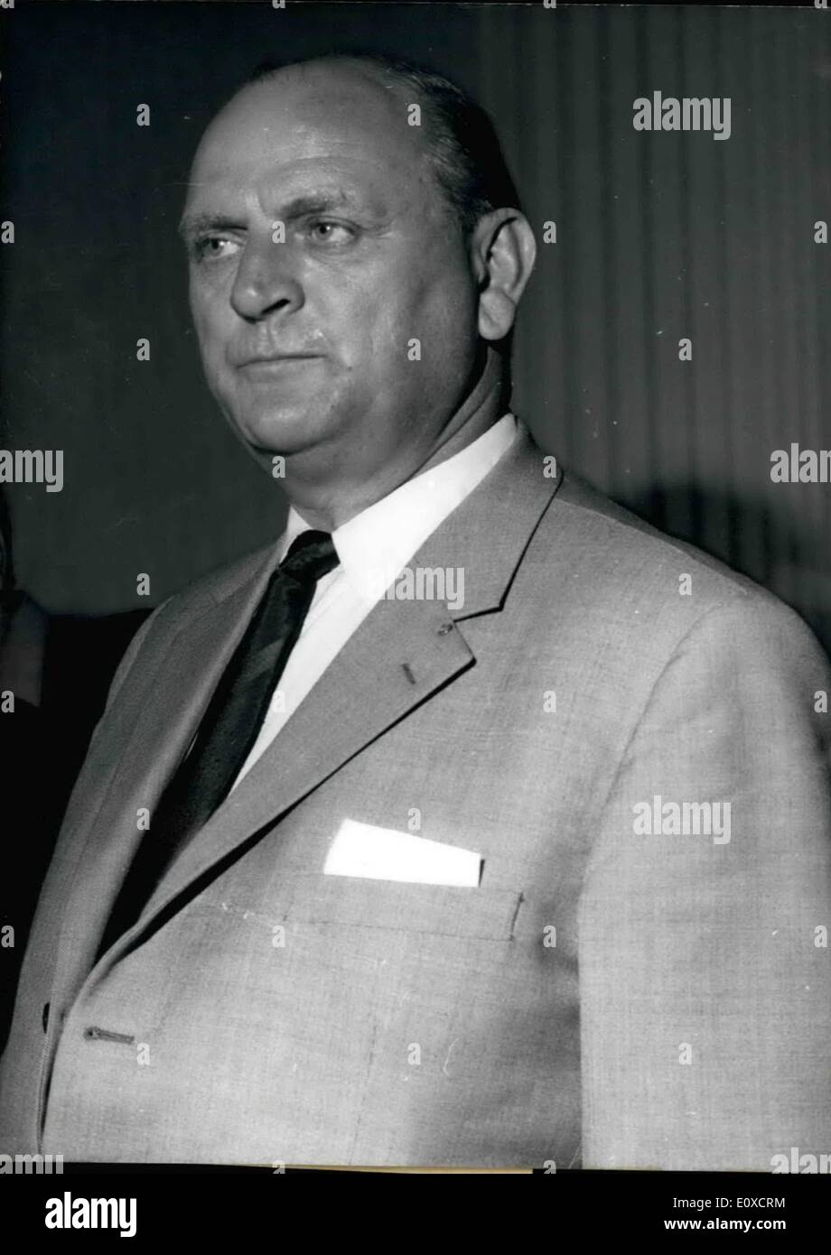 Giugno 06, 1966 - NDP-incontro di Karlsruhe: dal 17 giugno fino a giugno 19th. 1966 il secondo partito federale riunione della NPD Compit Foto Stock