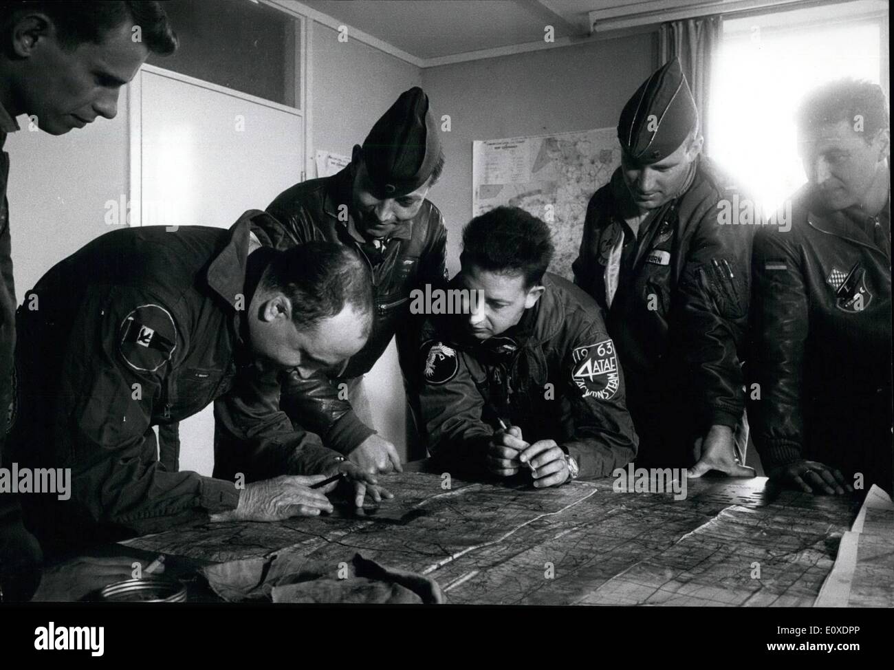 Maggio 05, 1966 - Francese Tedesco noi piloti della NATO nella Repubblica federale di Germania Foto Stock