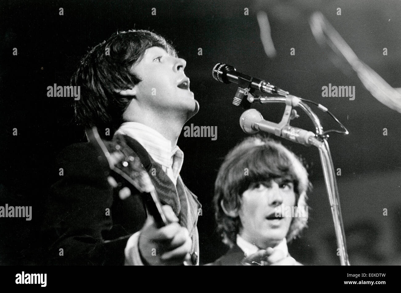 I Beatles al loro primo concerto per 'Circus Krone Bau' Foto Stock