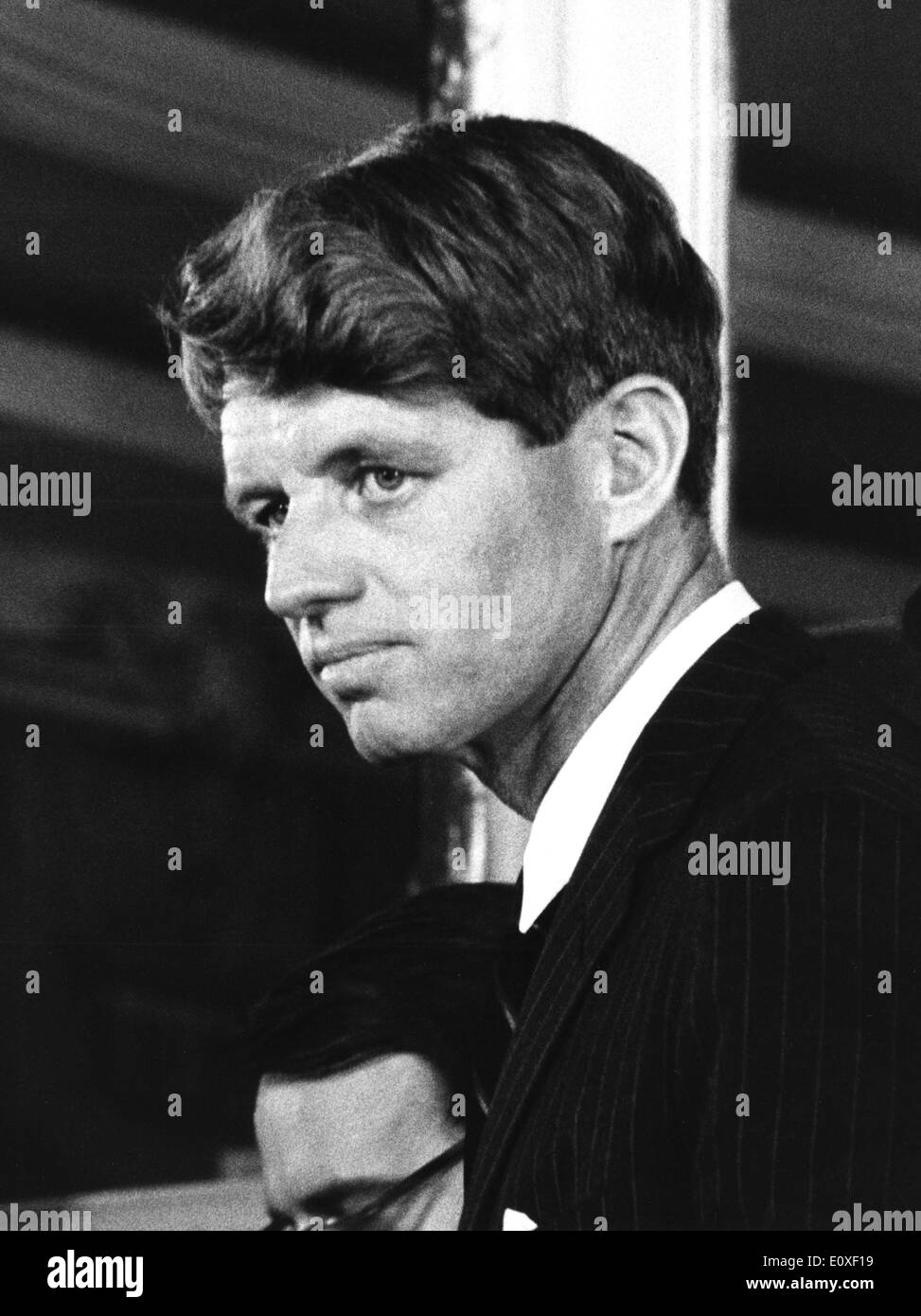 Robert F. Kennedy a Samuel Silverman campagna Foto Stock