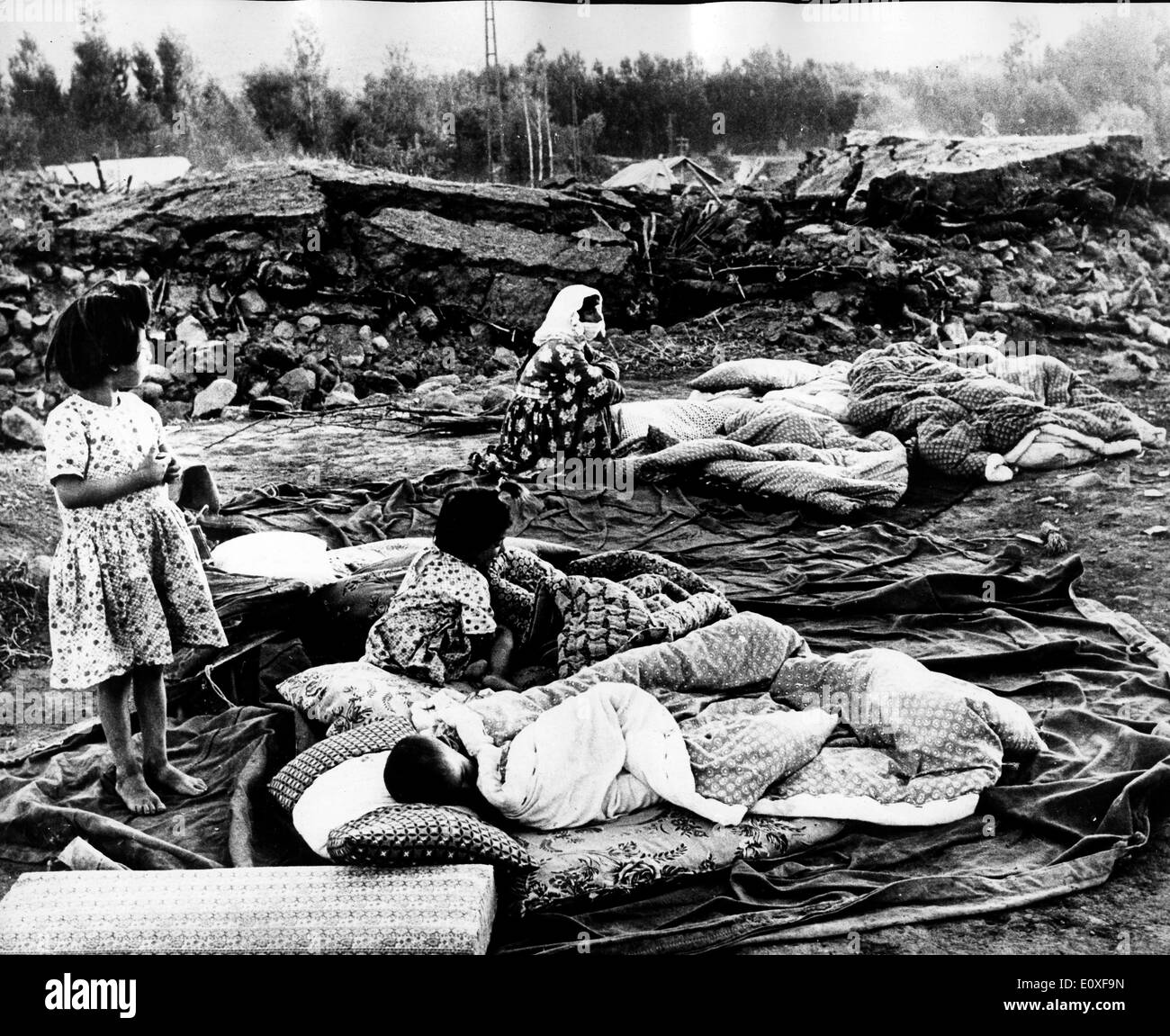 Calamità naturali: 1966 Terremoto in Turchia Foto Stock