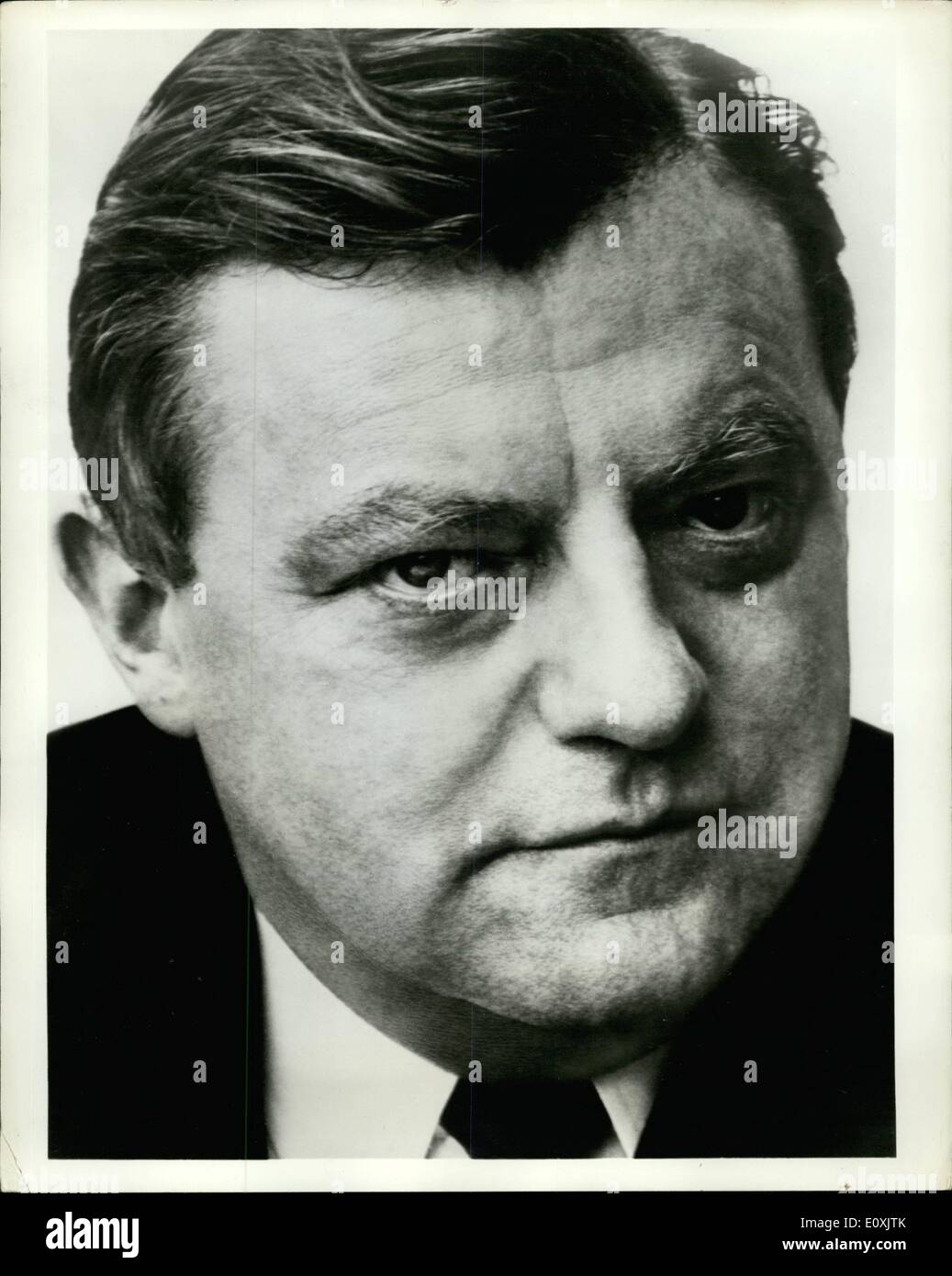 Febbraio 02, 1967 - Franz Josef Strauss (CSU) Ministro federale delle finanze Foto Stock