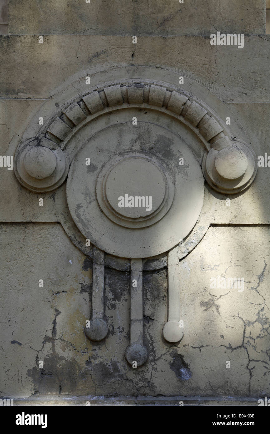 Dettaglio, Nazionale Museo del Vino/Casa Gargantini, Monumento Storico Nazionale, Maipu, provincia di Mendoza, Argentina Foto Stock