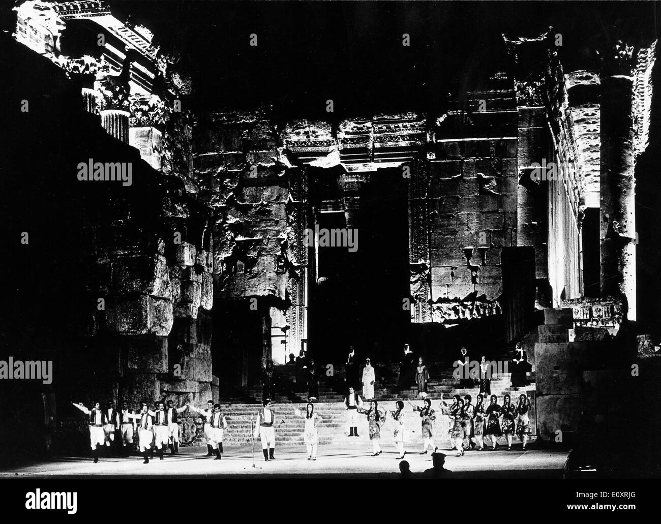 Baalbeck Festival internazionale Foto Stock