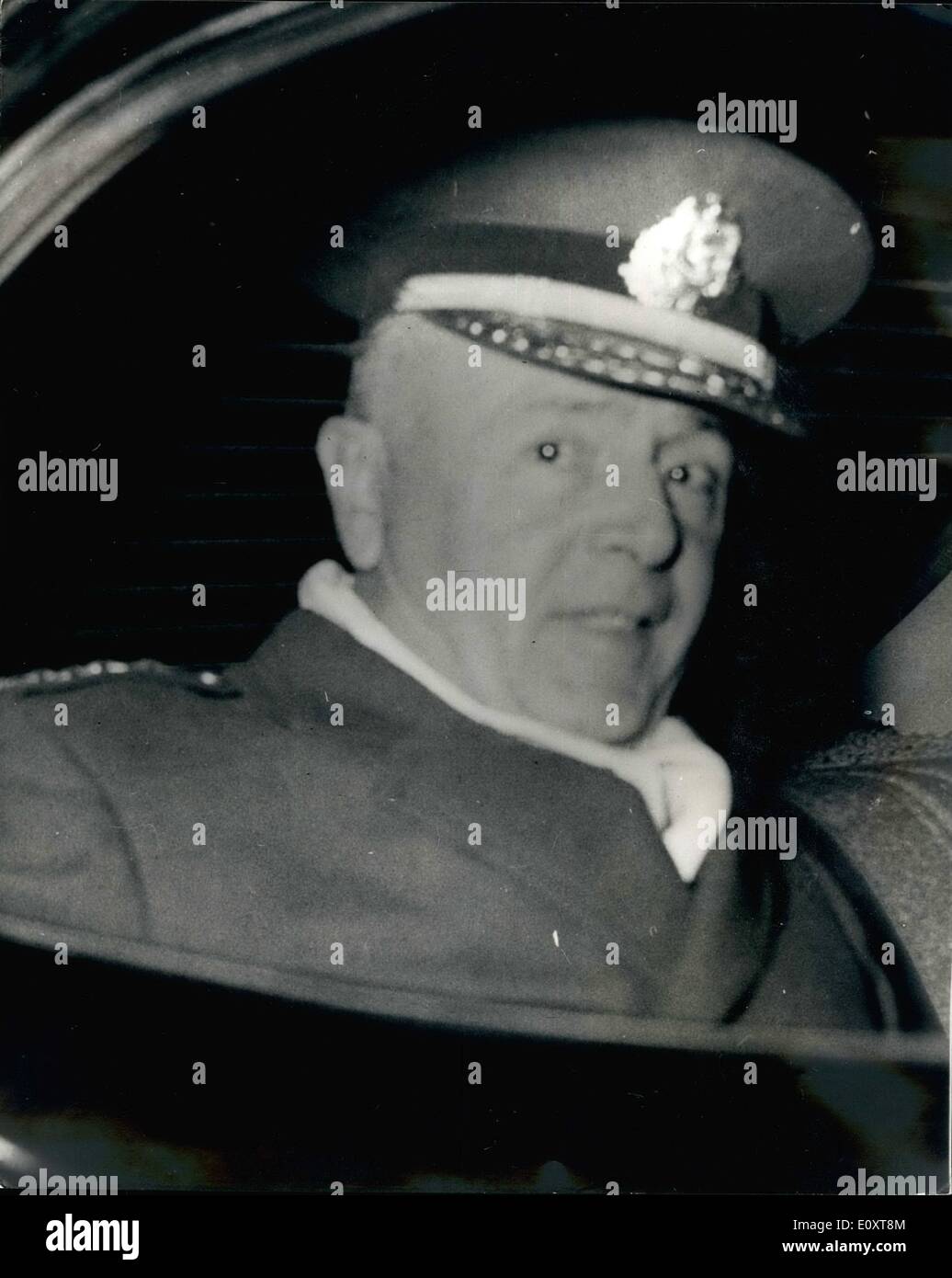 Nov. 11, 1967 - comandante turco di Air Force. La foto mostra: Gen. Irfan Tansel, 52, comandante turco di Air Force. Foto Stock