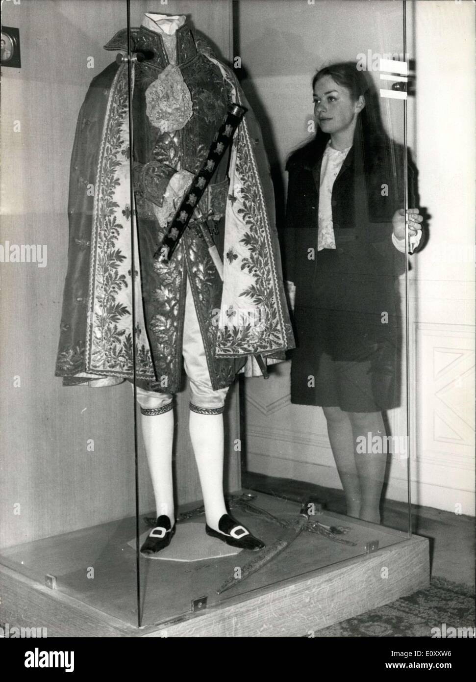 Mar 20, 1968 - Marshal Porte la tuta per l' incoronazione di Napoleone I Foto Stock