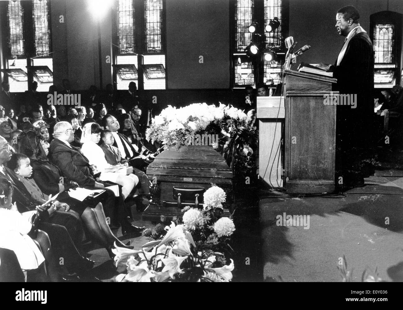 Esequie del reverendo Martin Luther King Jr. Foto Stock