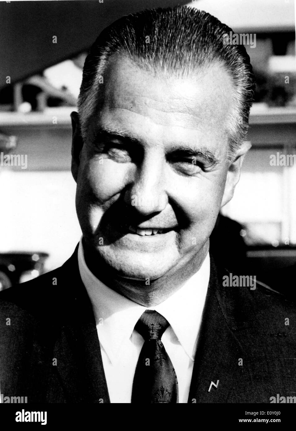 Feb 15, 1968; Washington, VA, Stati Uniti d'America; THEODORE SPIRO AGNEW, Vice Presidente degli Stati Uniti è nato a Baltimora, 9 novembre Foto Stock