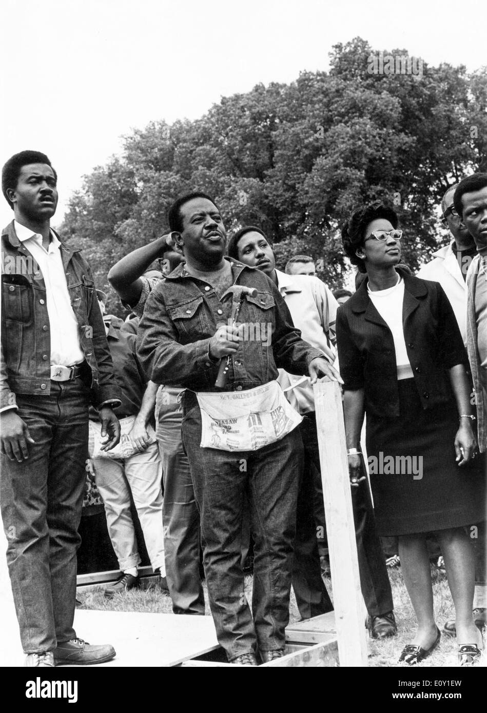 Maggio 07, 1968; Miami, FL, Stati Uniti d'America; Ralph Abernathy Davide nasce nel Lindon, Alabama, il 21 marzo 1926. Il figlio di un agricoltore, Abernathy fu ordinato come un ministro battista nel 1948. Nel 1957 Abernathy, Martin Luther King e Bayard Rustin, formata la Southern Christian Leadership Conference (SCLC). Il re era presidente e Abernathy divenne il segretario tesoriere. La nuova organizzazione è stata impegnata a utilizzando la nonviolenza nella lotta per i diritti civili. Abernathy ha lavorato a stretto contatto con Martin Luther King fino al suo assassinio nel 1968. Foto Stock