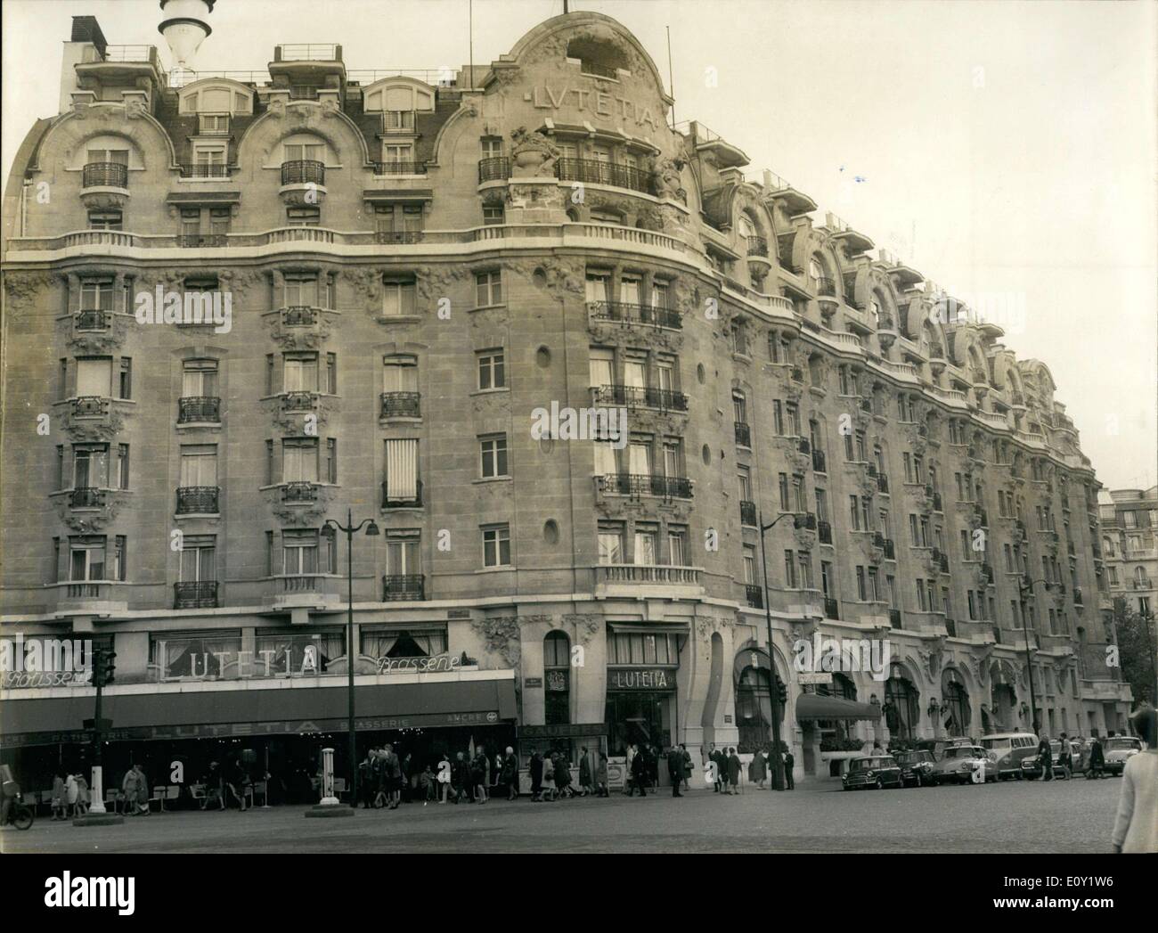 10 maggio 1968 - Hotel Lutetia a Parigi Foto Stock