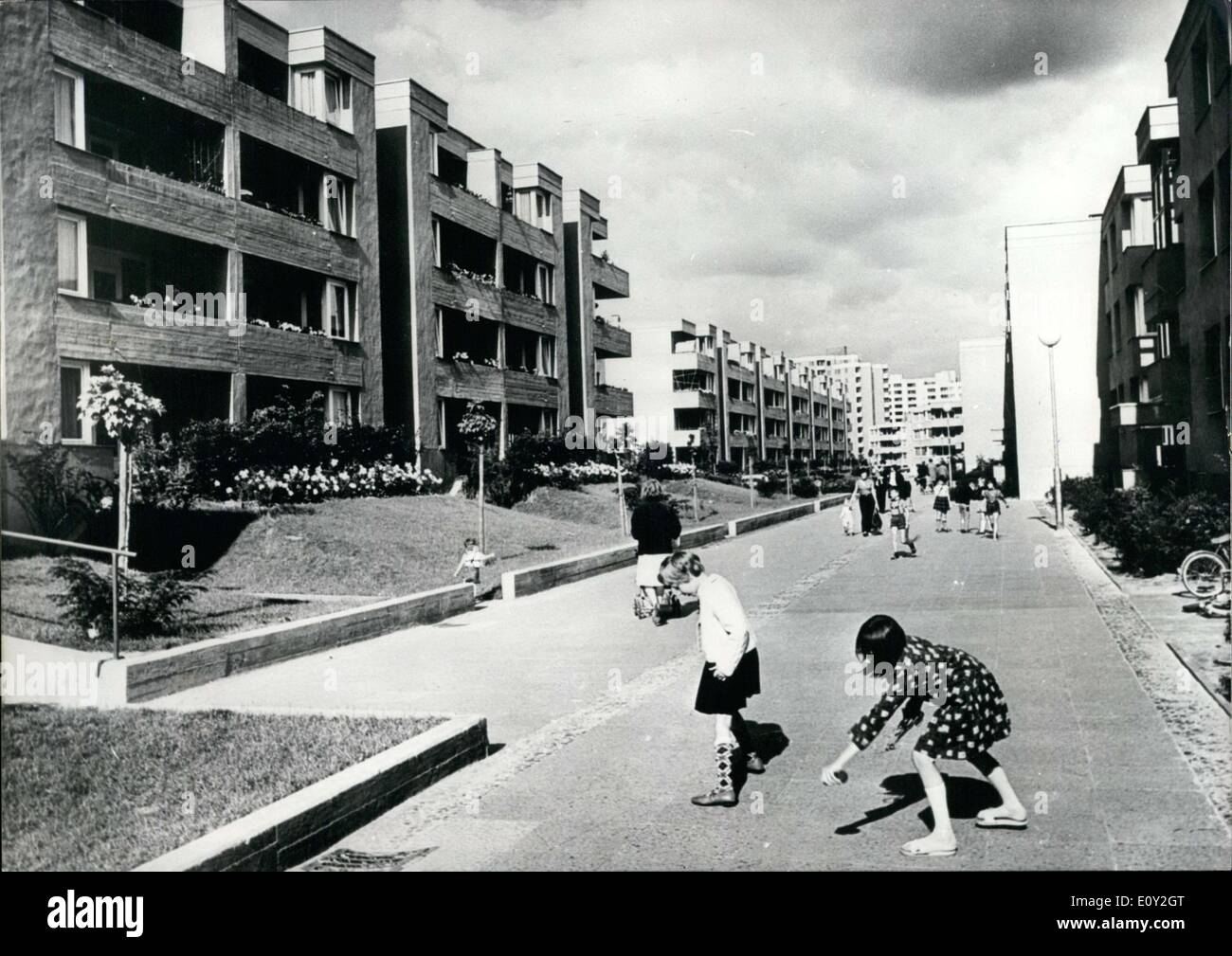 Sett. 04, 1968 - Germania. Berlino. Gropiusstadt. Foto Stock
