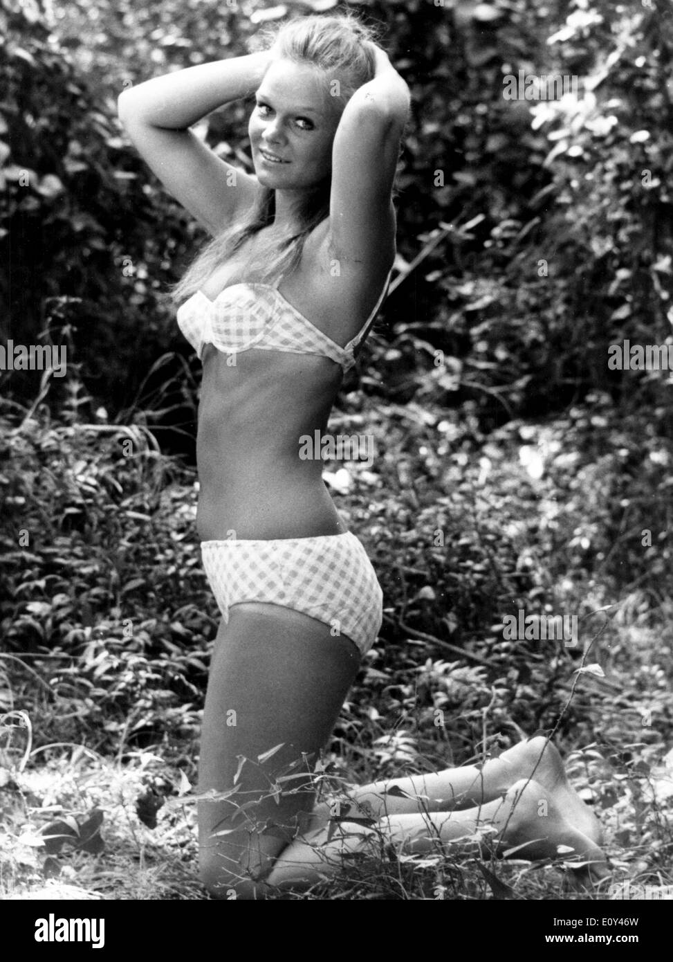 Ritratto di attrice Ruth Andersson in vacanza Foto Stock