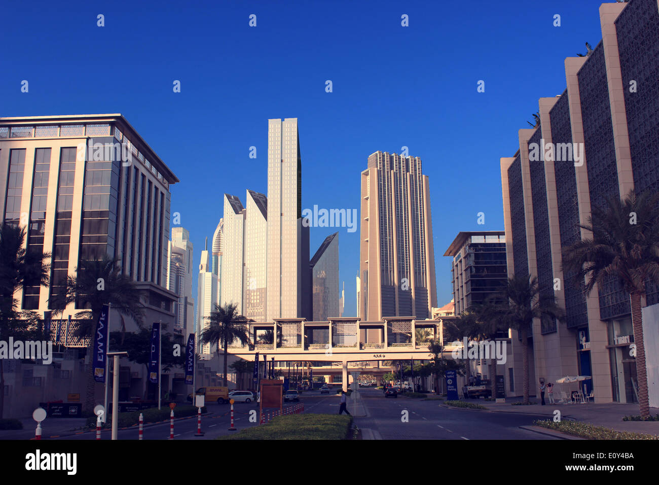 Centro Finanziario Internazionale di Dubai Foto Stock