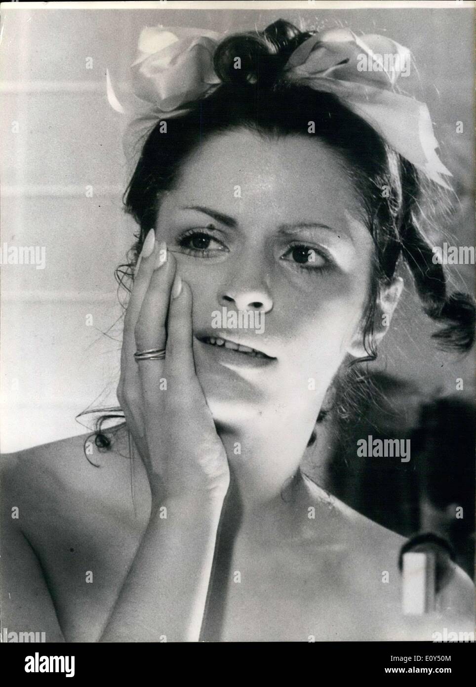 Nov. 05, 1968 - Danielle Palmero in ''Emmanuelle' Foto Stock