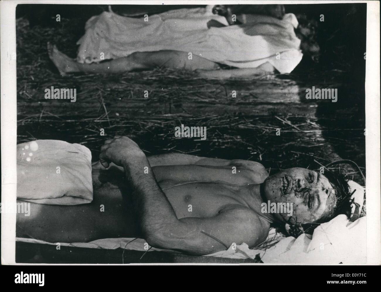Mar 14, 1969 - ferito dal conflitto Sino-Soviet parte anteriore Foto Stock