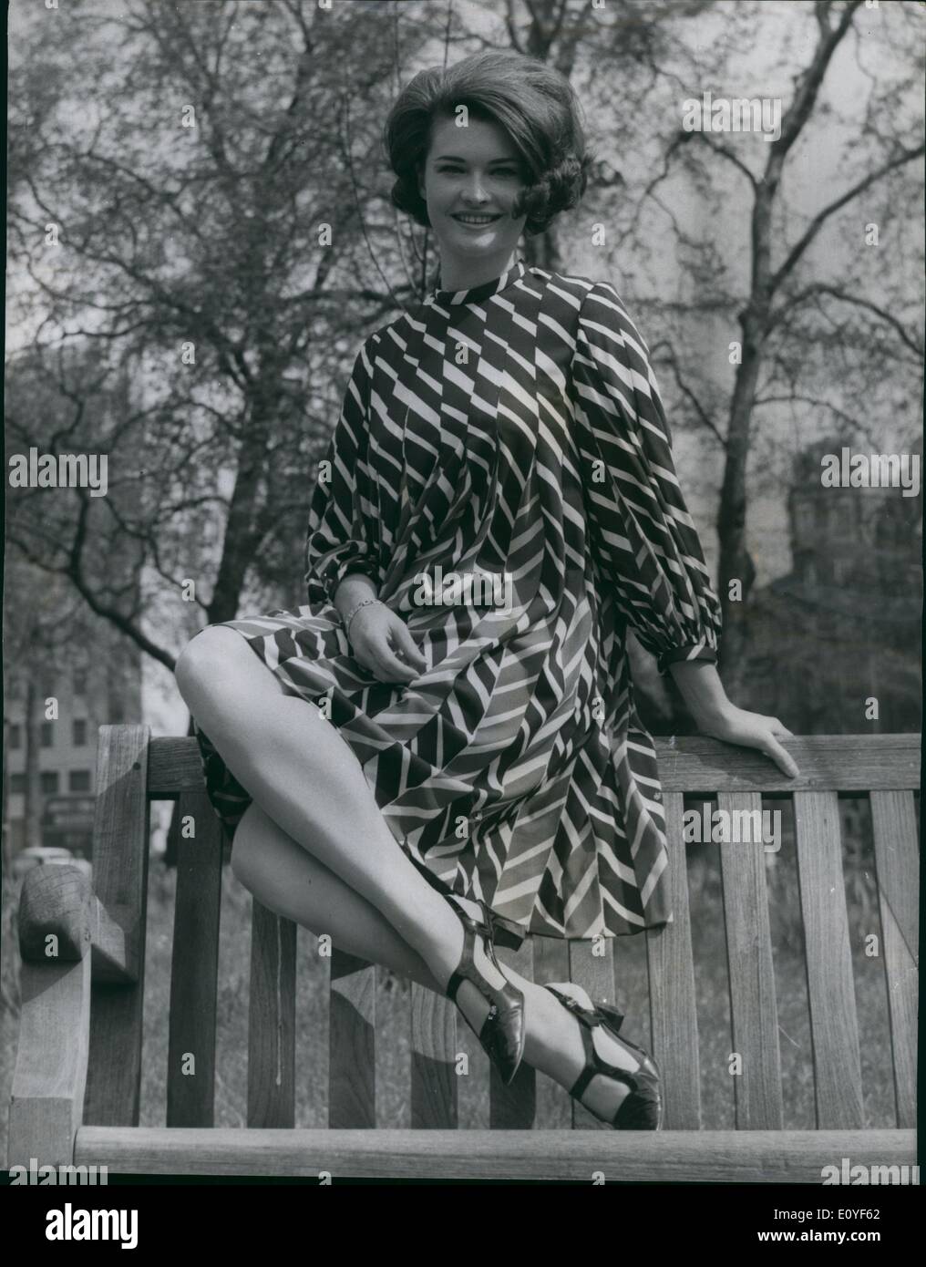 Il 1 gennaio, 1970 - Miss America a Londra Foto Stock