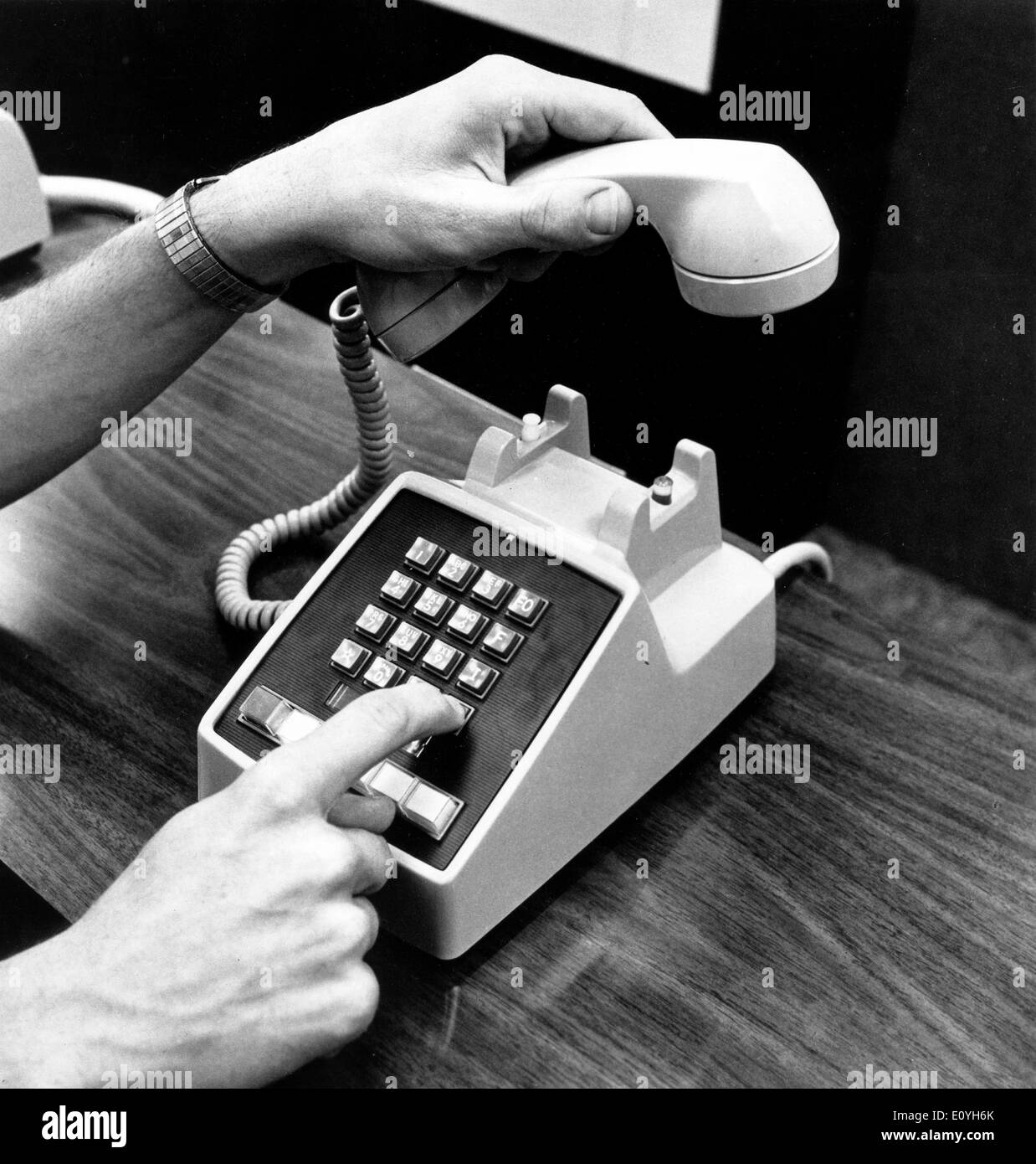 Versione militare del telefono a toni Foto Stock