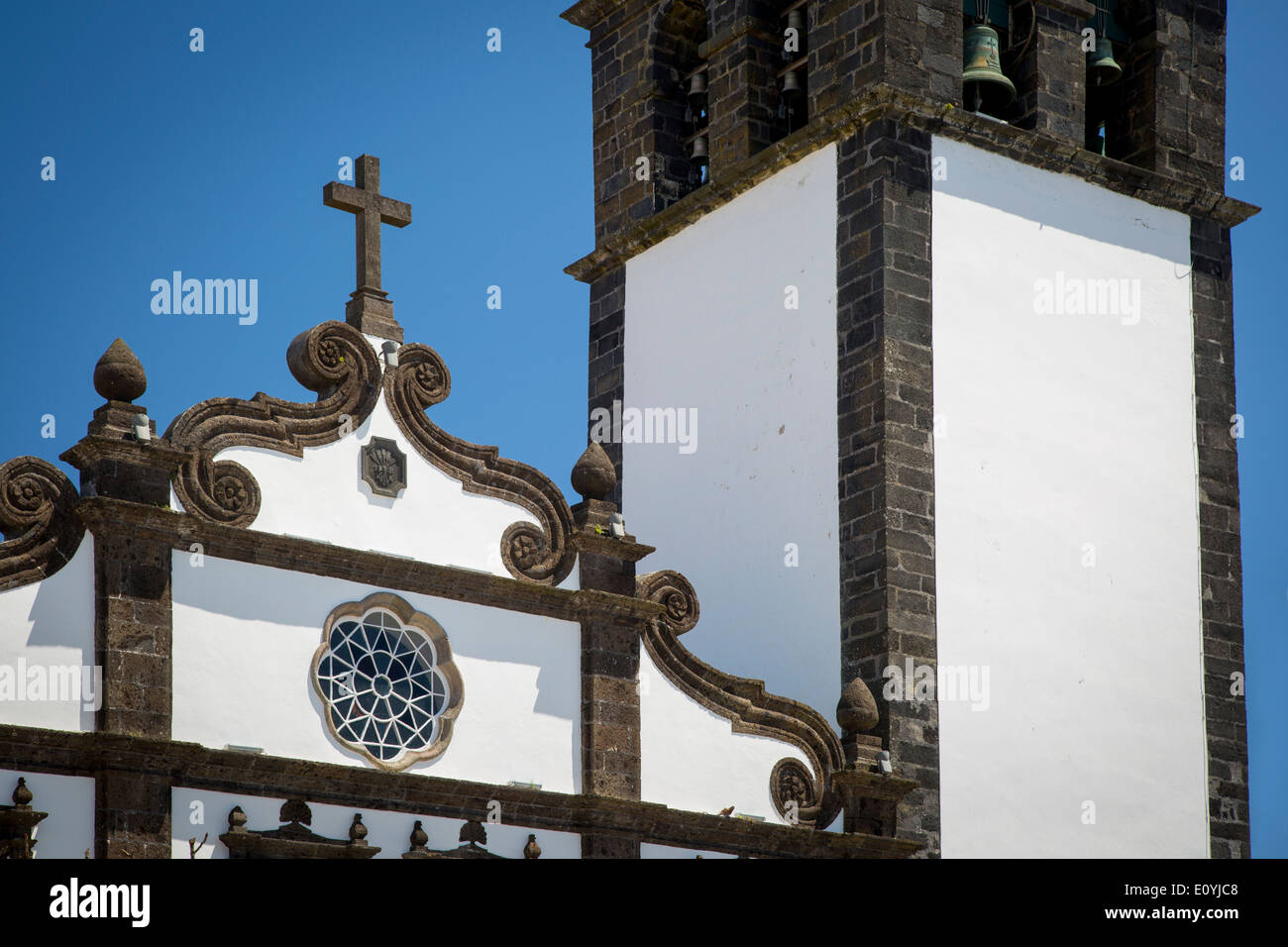 Chiesa di San Sebastiano in Ponta Delgada, Azzorre, Portogallo Foto Stock