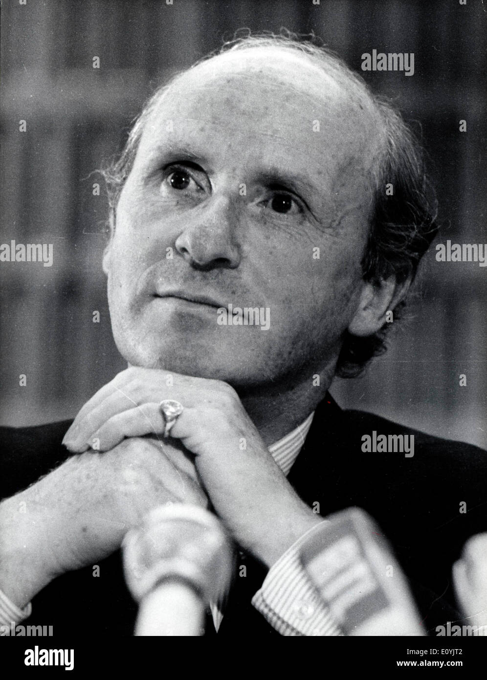 Jul 21, 1970; Bruxelles, Belgio; Il sucesor del sig. Eduard Heath, il sig. Europa, Antonio Barbiere era in carica dei negoziati di Bruxelles per l'ingresso del regno unito nel mercato comune. La foto mostra un recente ritratto del sig. Antonio Barbiere. Foto Stock