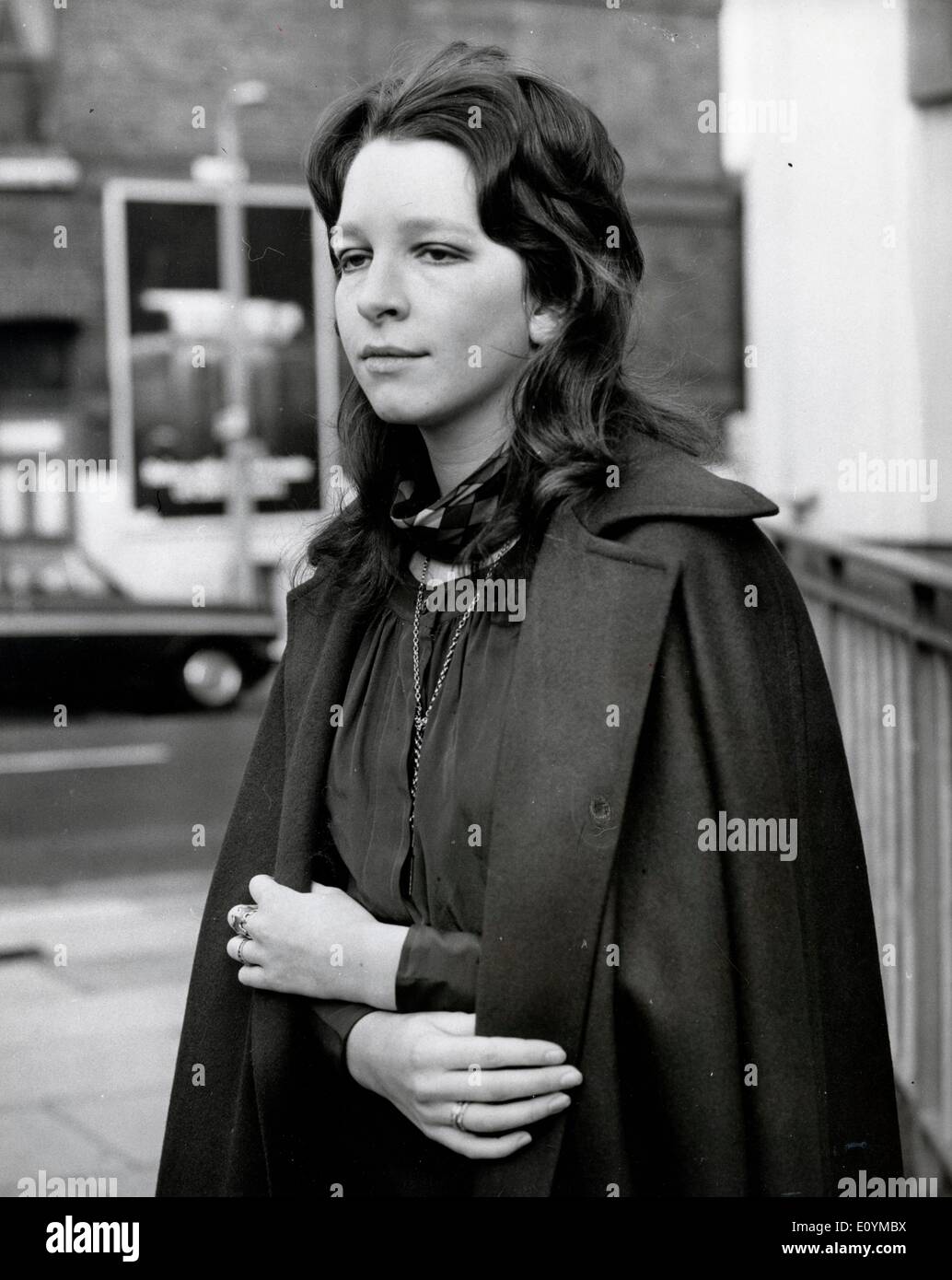 Oct 06, 1970; Londra, UK; Lady Diana ADRIENNE BEATTY,18, figlia di Earl Beatty, apparso presso il South Western Magistrati Foto Stock