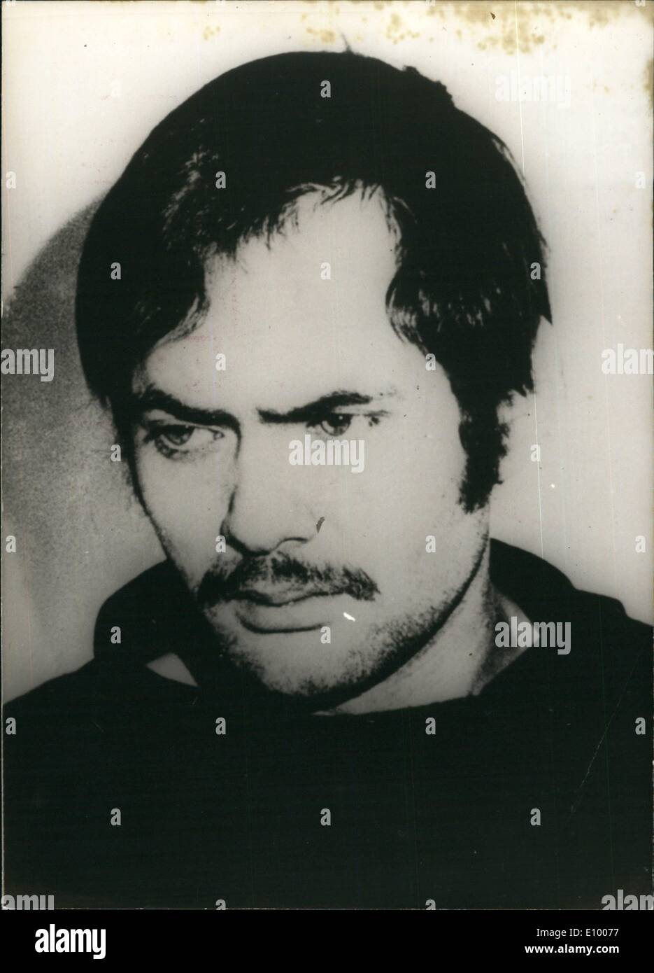 Gen 01, 1972 - Johann Heinrich von Rauch, West anarchico tedesco Foto Stock