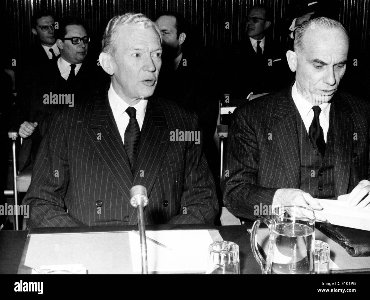 JEAN-MARC BOEGNER diplomatico francese, promosso al rango di ambasciatore nel 1973 Foto Stock