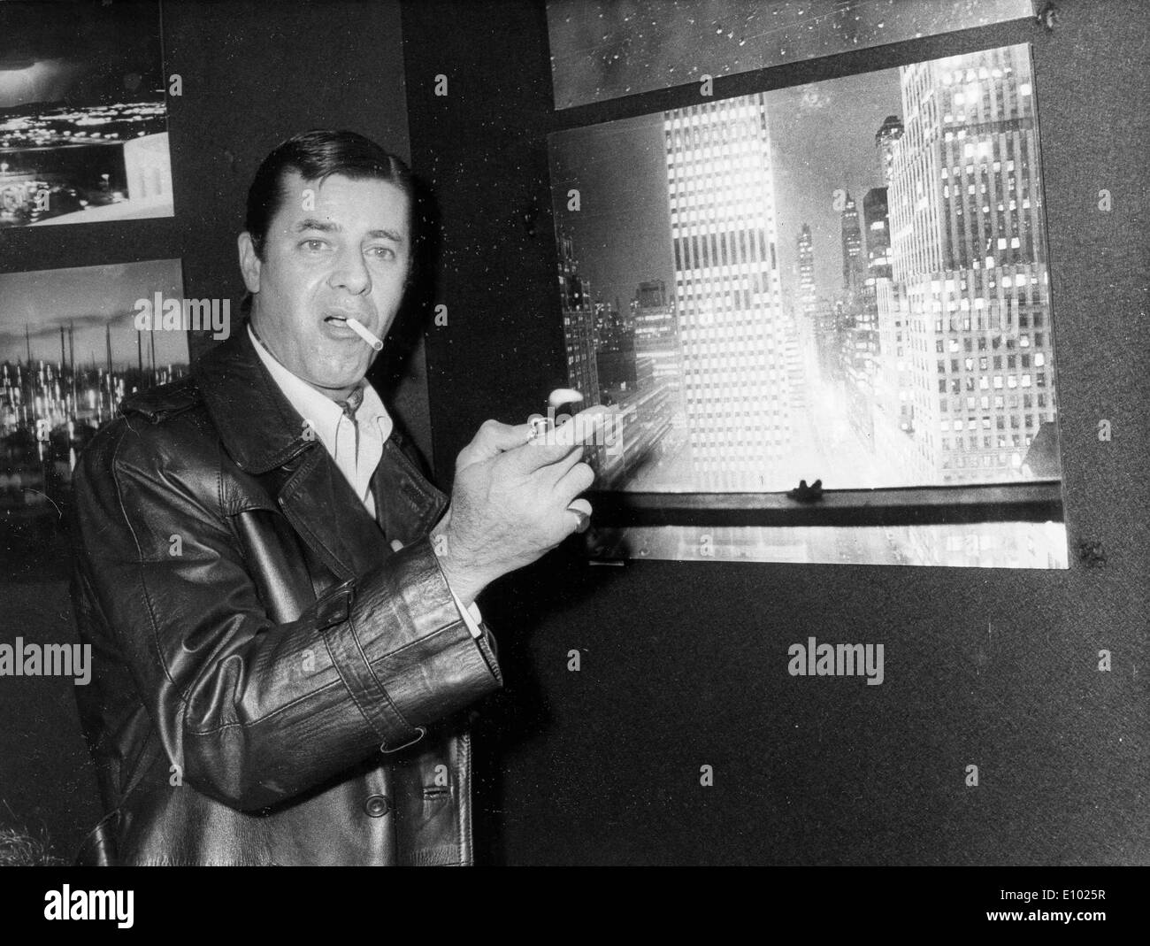 Attore Jerry Lewis presso la galleria di fotografia Foto Stock