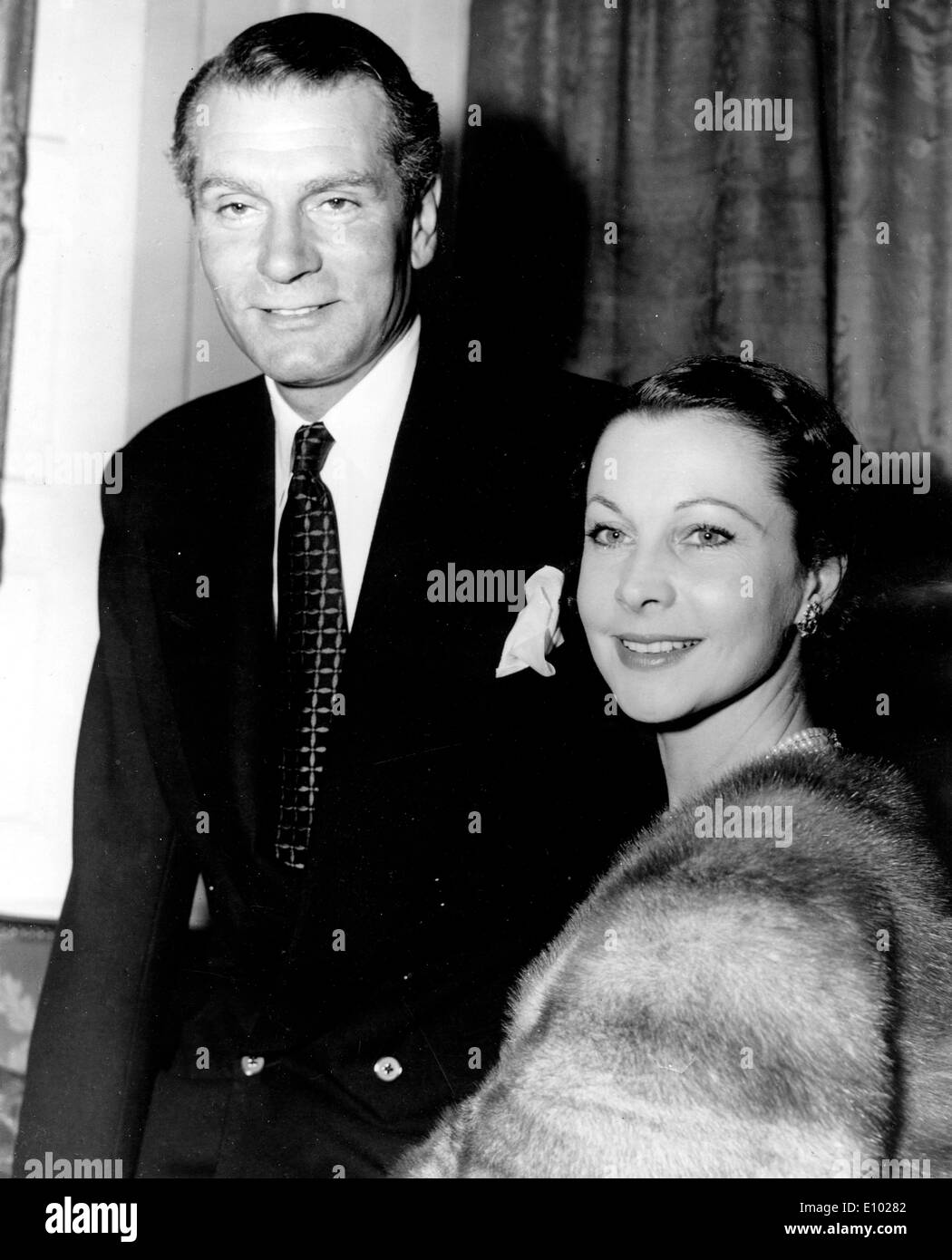 Attori Laurence Olivier e Vivien Leigh Foto Stock