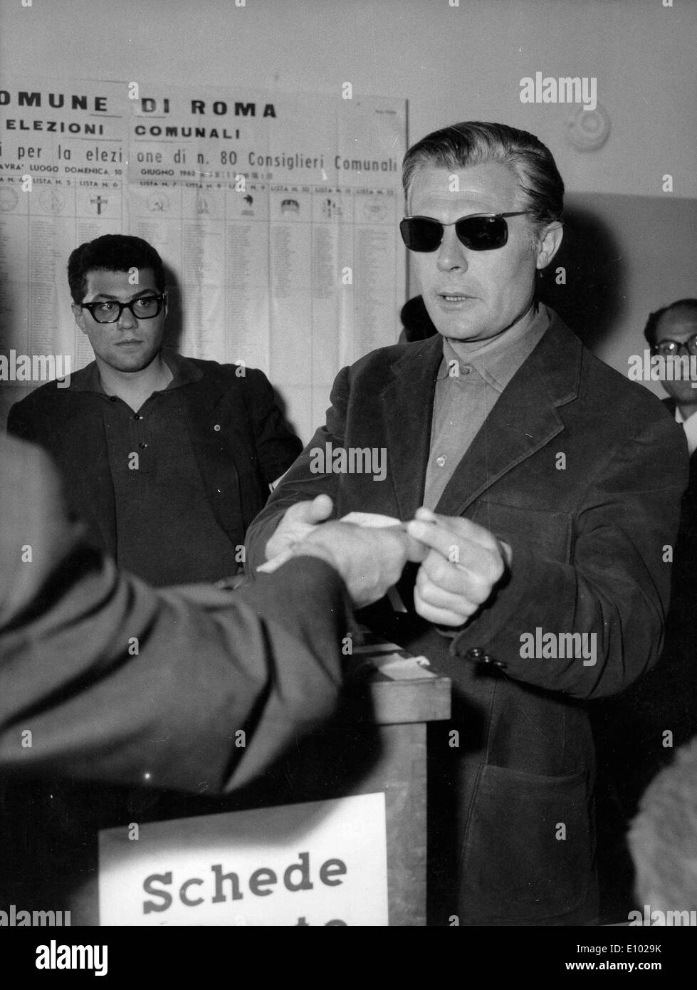 Attore MARCELLO MASTROIANNI Foto Stock