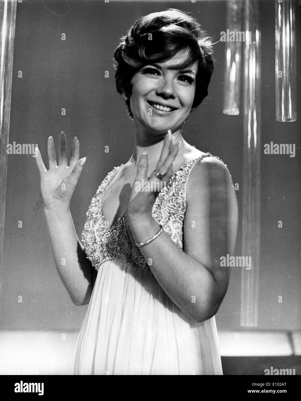 VIKKI CARR un cantante americano e umanitaria. Ha suonato in una varietà di generi musicali tra cui jazz, pop e il paese. Foto Stock