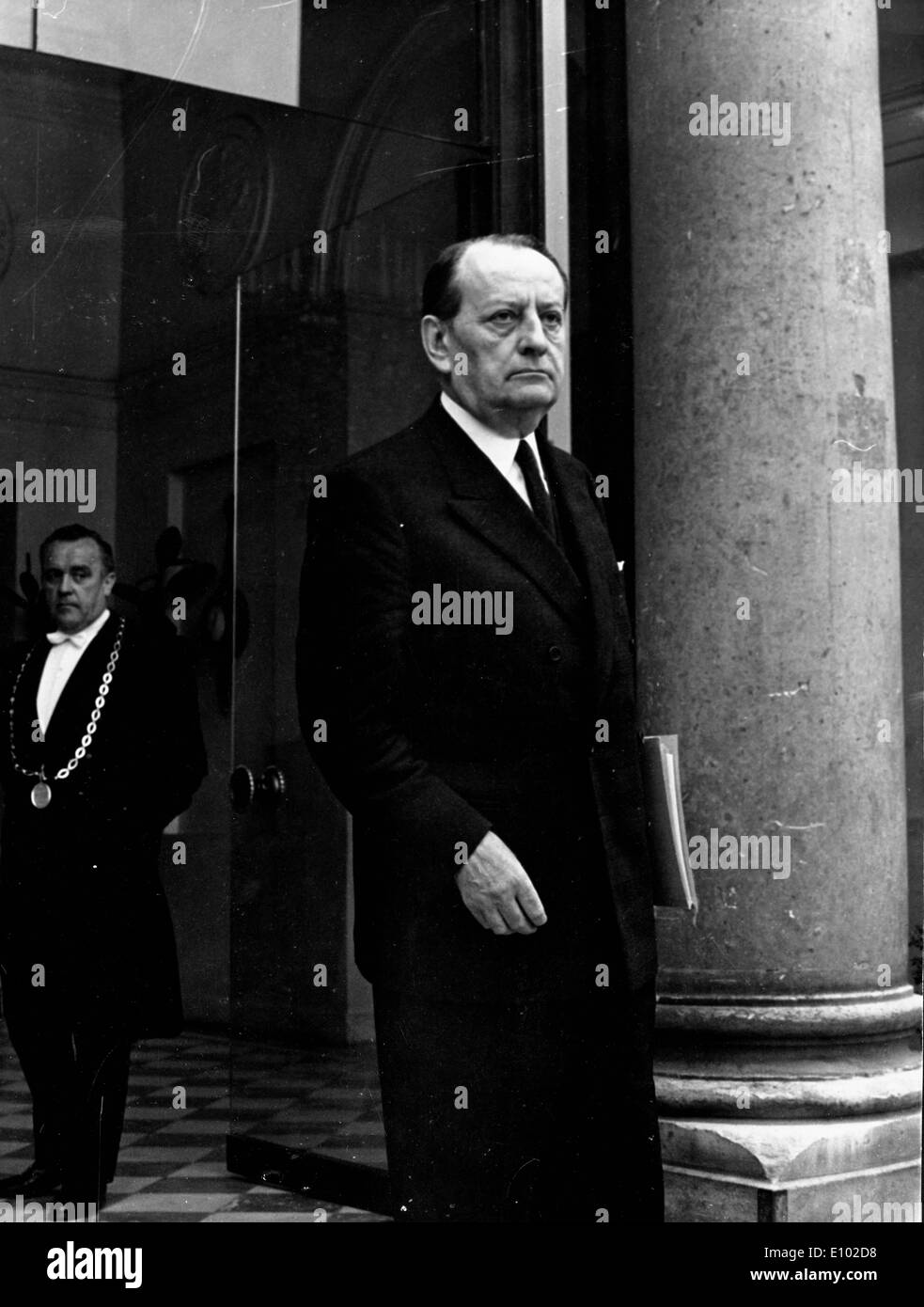 ANDRE MALRAUX (Novembre 3, 1901 Novembre 23, 1976) un autore francese, avventuriero e statista francese della politica e della cultura. Foto Stock