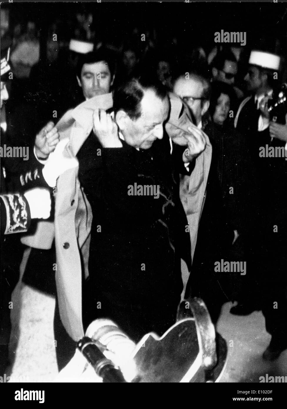 ANDRE MALRAUX (Novembre 3, 1901 Novembre 23, 1976) un autore francese, avventuriero e statista francese della politica e della cultura. Foto Stock