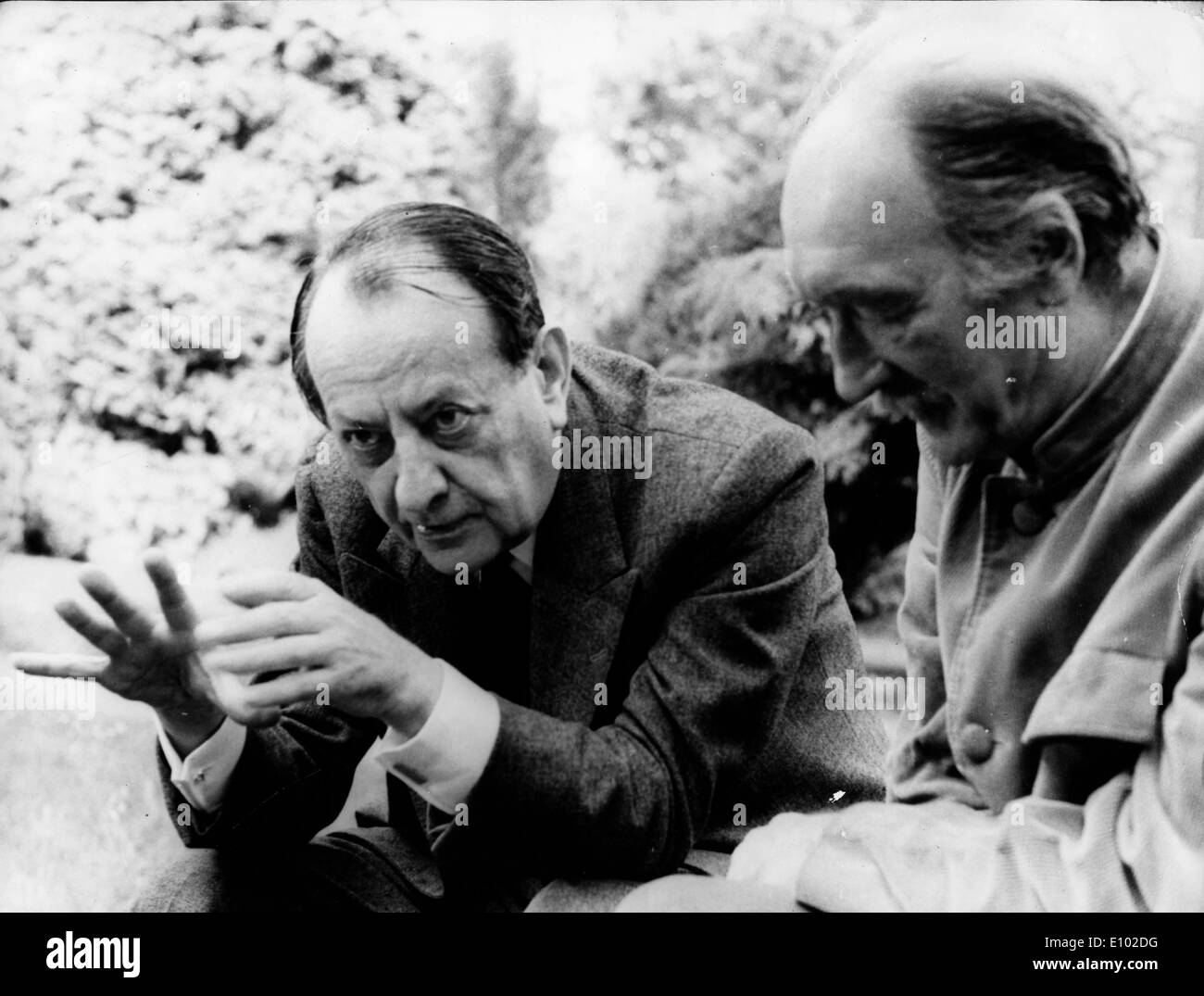 ANDRE MALRAUX (Novembre 3, 1901 Novembre 23, 1976) un autore francese, avventuriero e statista francese della politica e della cultura. Foto Stock