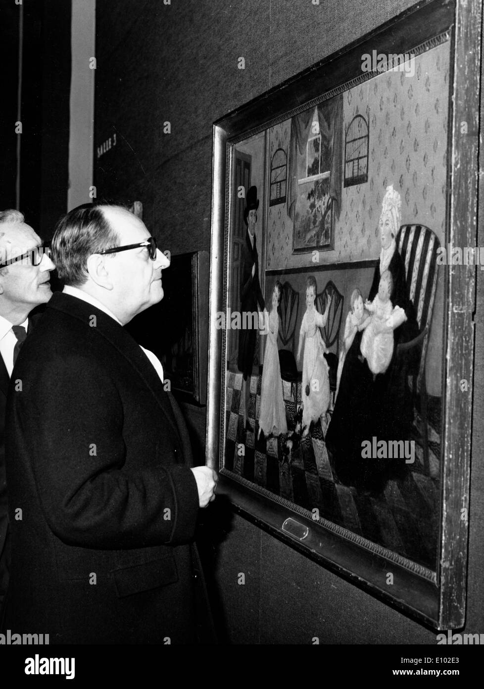 ANDRE MALRAUX (Novembre 3, 1901 Novembre 23, 1976) un autore francese, avventuriero e statista francese della politica e della cultura. Foto Stock