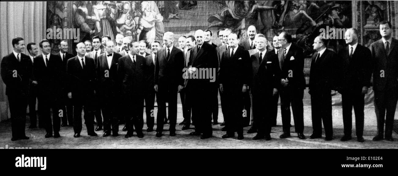 ANDRE MALRAUX (Novembre 3, 1901 Novembre 23, 1976) un autore francese, avventuriero e statista francese della politica e della cultura. Foto Stock