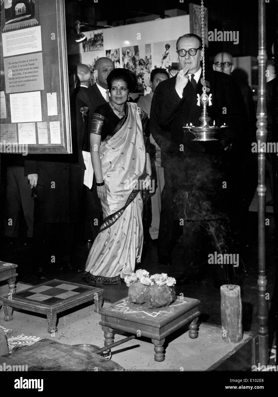 ANDRE MALRAUX (Novembre 3, 1901 Novembre 23, 1976) un autore francese, avventuriero e statista francese della politica e della cultura. Foto Stock