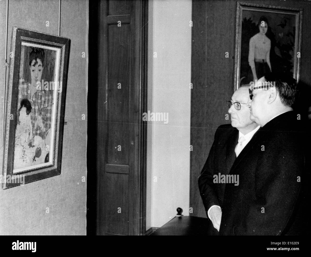 ANDRE MALRAUX (Novembre 3, 1901 Novembre 23, 1976) un autore francese, avventuriero e statista francese della politica e della cultura. Foto Stock